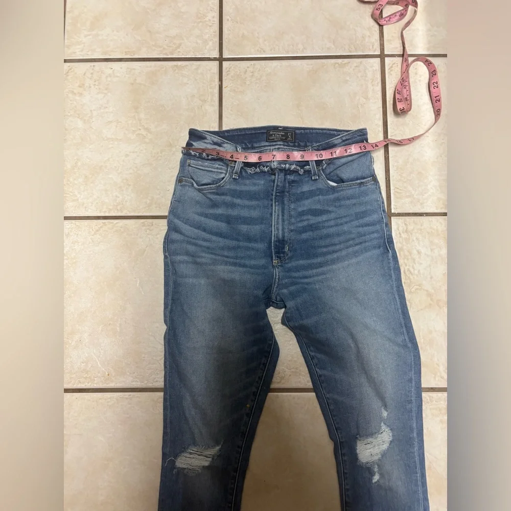Abercrombie & Fitch Simone high rise ankle jeans 27/4r - Picture 4 of 6